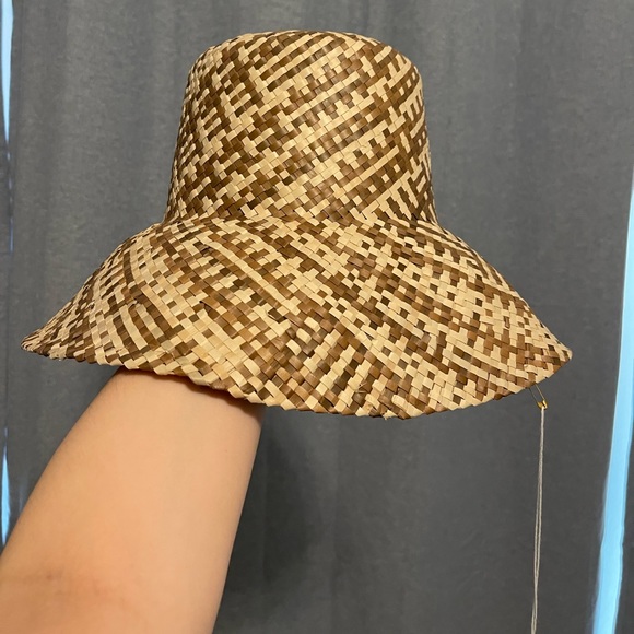 New Hand-woven Bucket Hats: tan, brown and tan, tan and black. - Picture 13 of 13